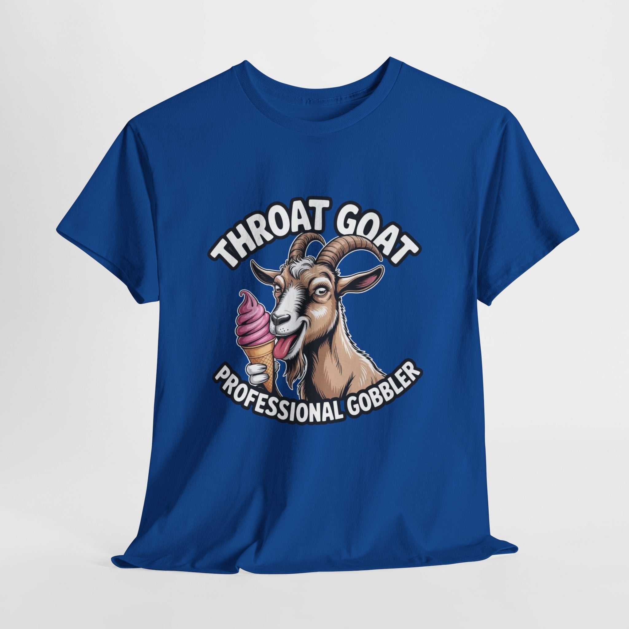 Black Throat Goat T-Shirt with bold graphic design on soft cotton fabric