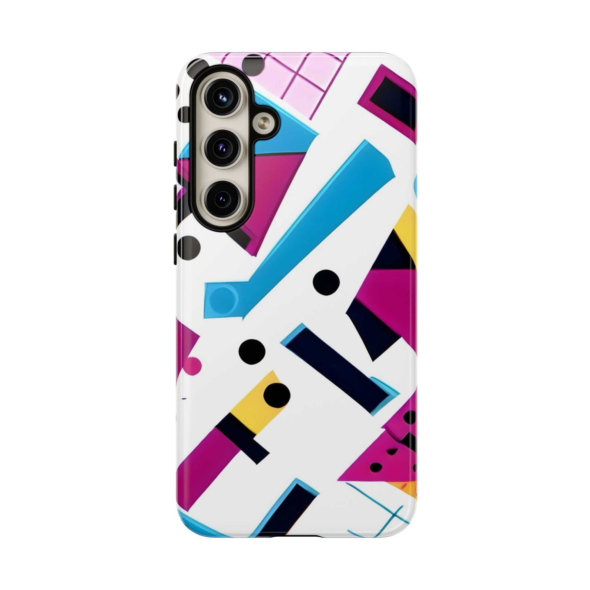 Bright Geometric Samsung Phone Case Designed By Littlebitz 