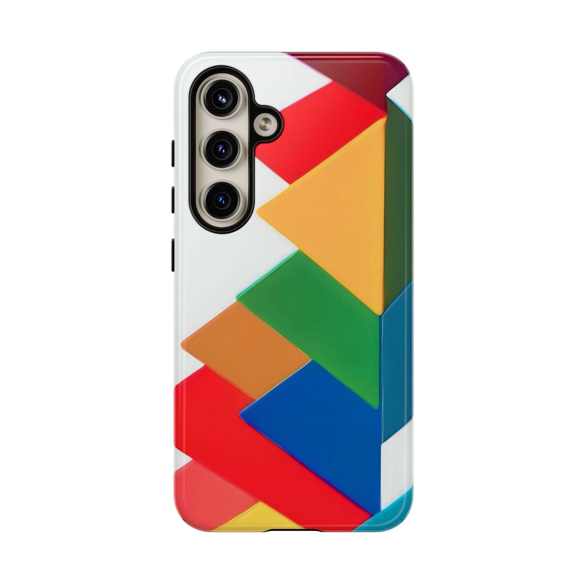 Colourful Print Samsung Phone Case Designed By Littlebitz 