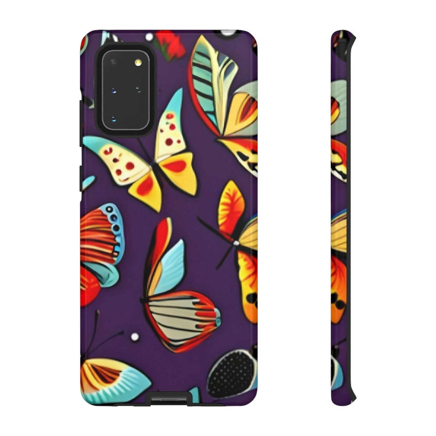 Bright Vibrant Butterfly Samsung Phone Case designed by littlebitz 