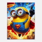 Minions Wall Canvas featuring playful characters in vibrant colors, perfect for kids' rooms.