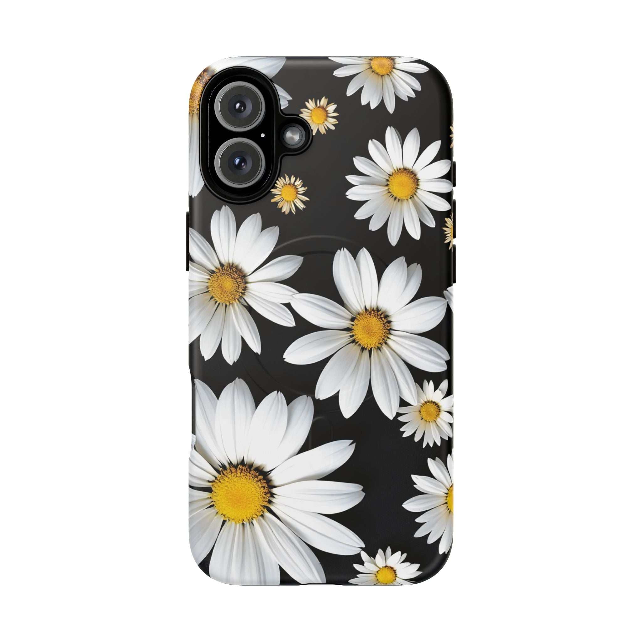 Black Daises iPhone Magsafe Phone Case