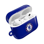 Chelsea FC AirPods protective case in royal blue with club crest for AirPods and AirPods Pro