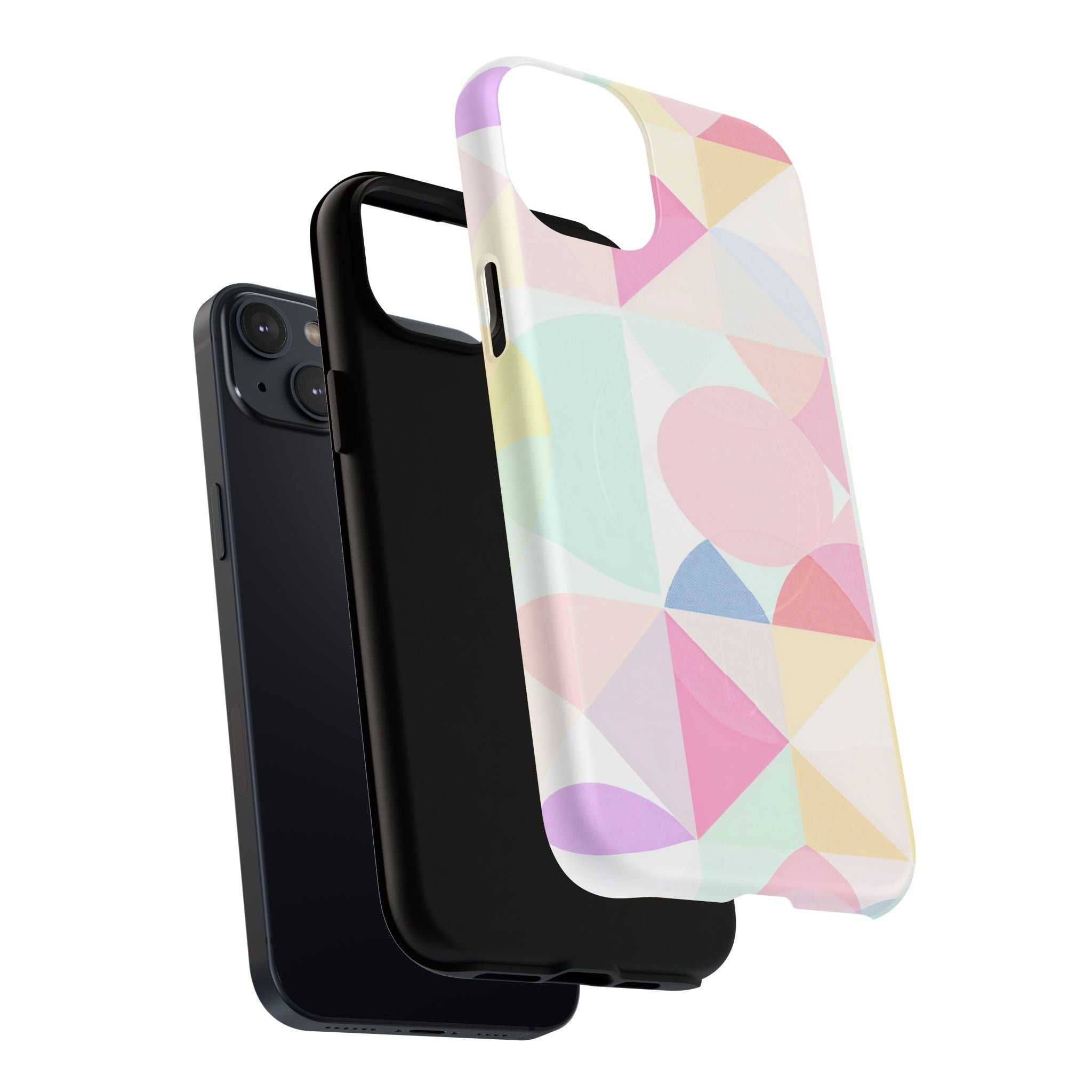 Pastel Geo Print iPhone Magsafe Phone Case