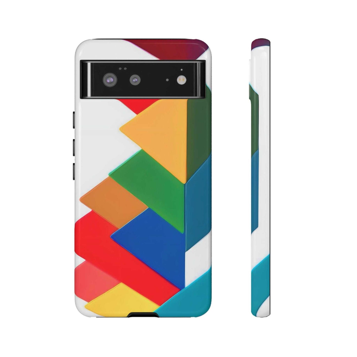 Colourful Print Google Pixel Phone Case designed by Littlebitz