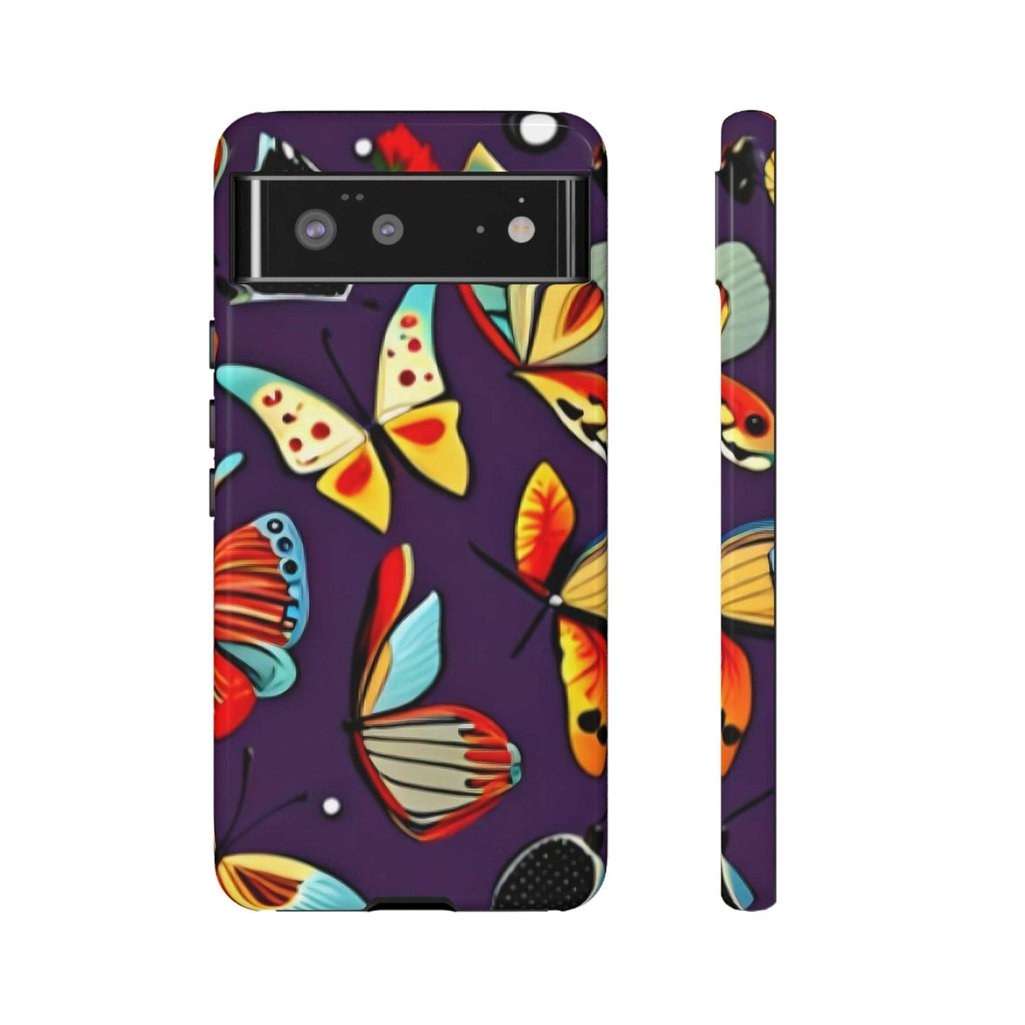 Bright Vibrant Butterfly Google Pixel Phone Case designed by littlebitz