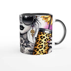 Know Your Worth - Motivational Coffee Mug with vibrant design and inspirational quote, ceramic 11oz glossy finish.