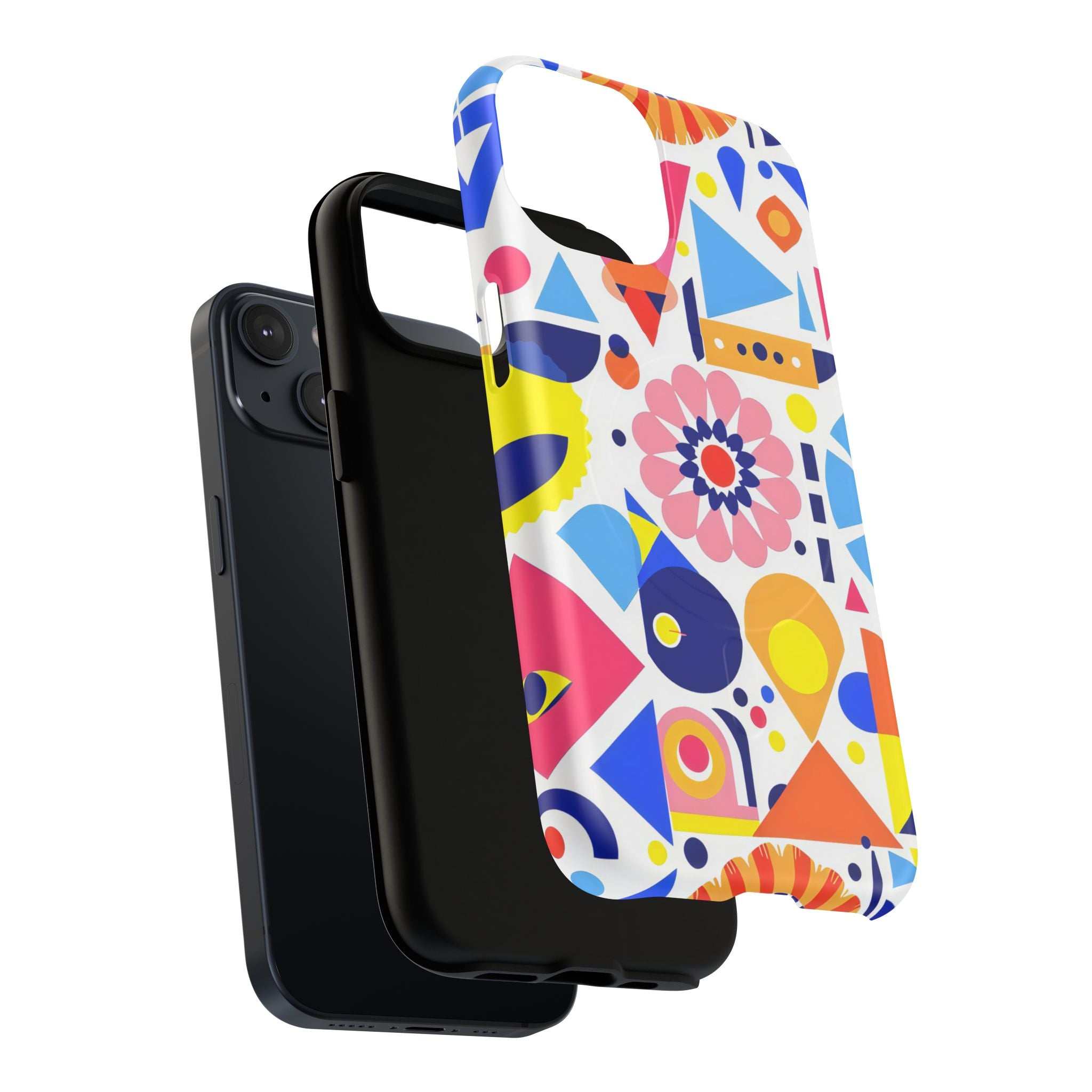 Bright Geo Print iPhone Magsafe Phone Case