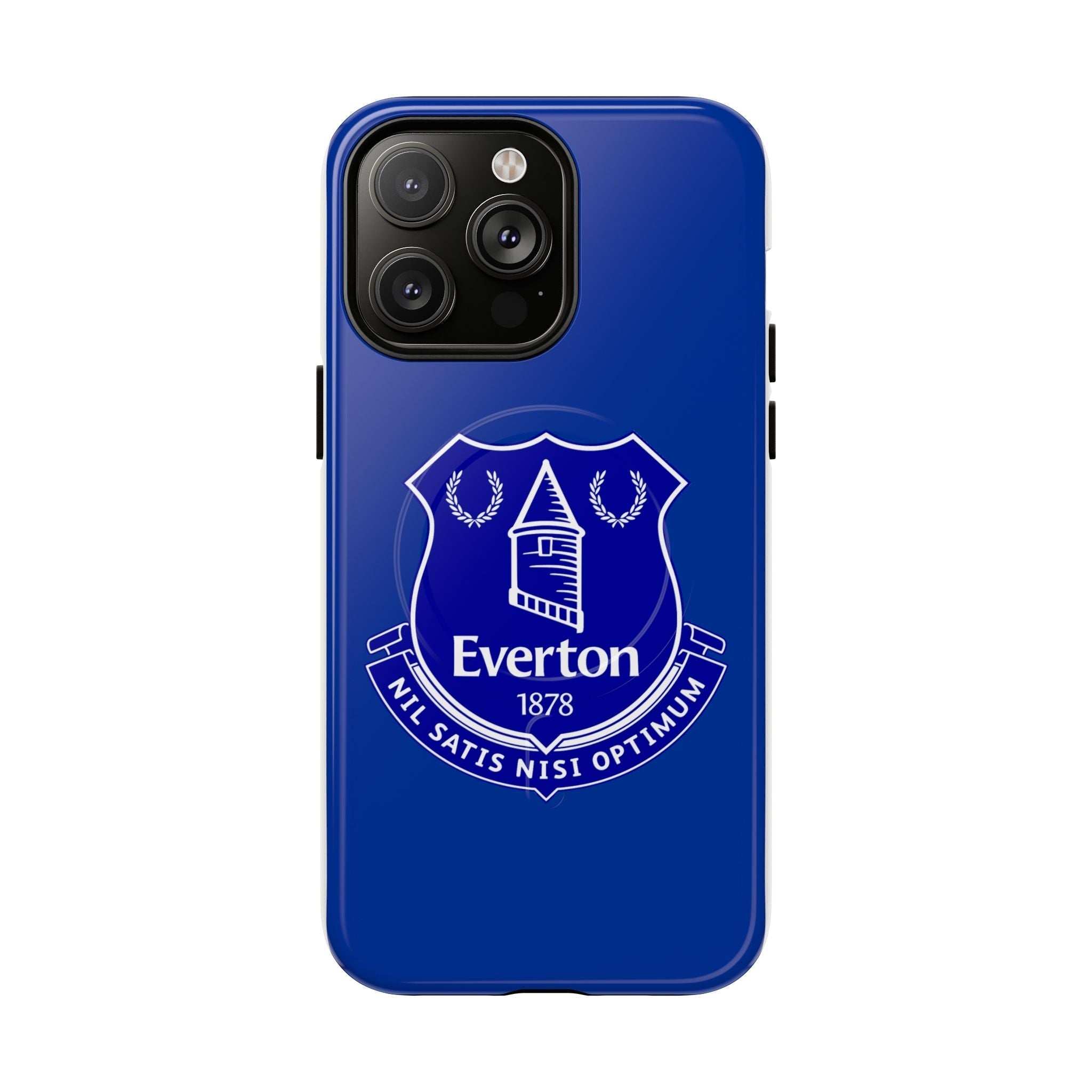 Everton Fc Magsafe iPhone Case in royal blue with official-inspired crest and MagSafe compatibility