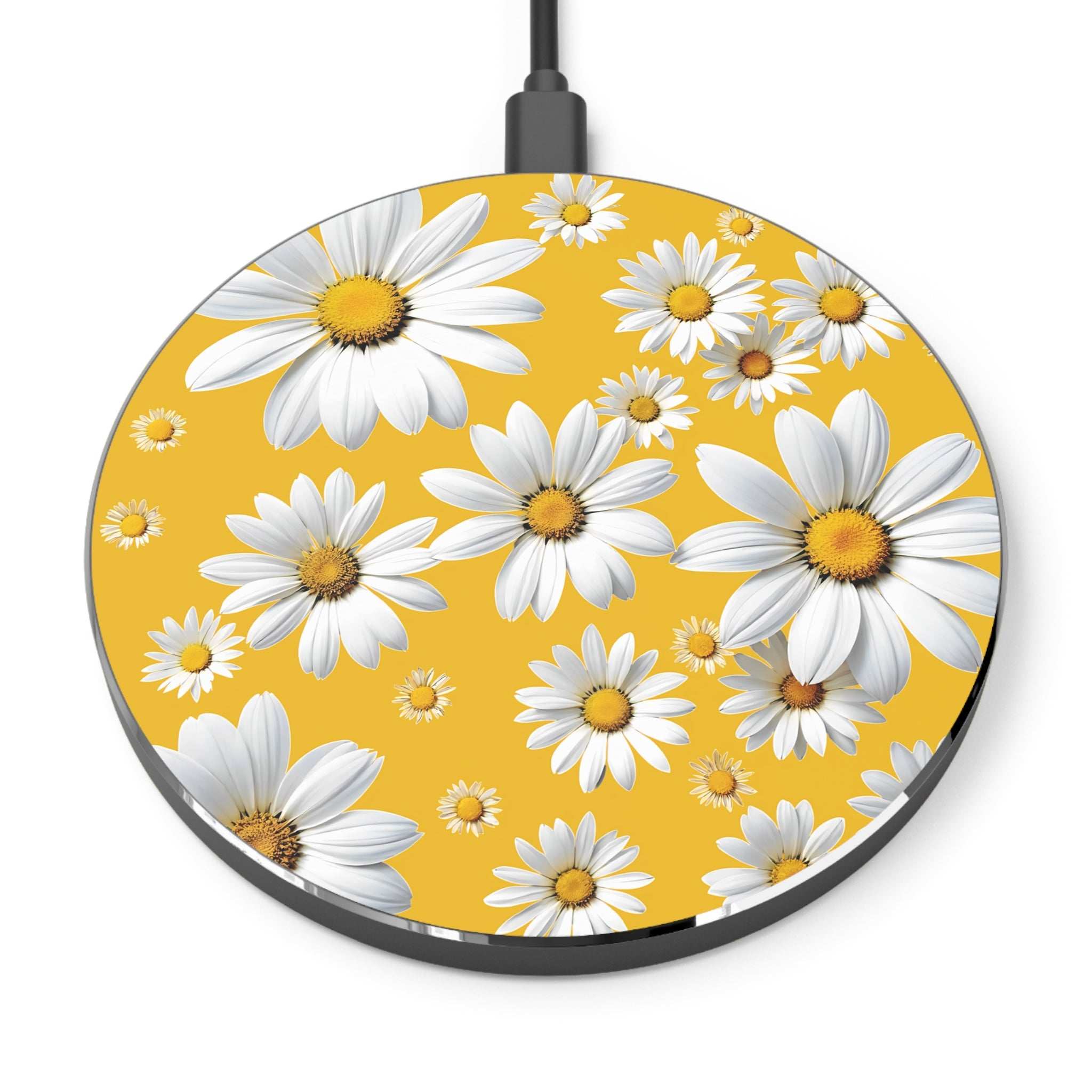 Yellow Daisy Design Wireless Charger
