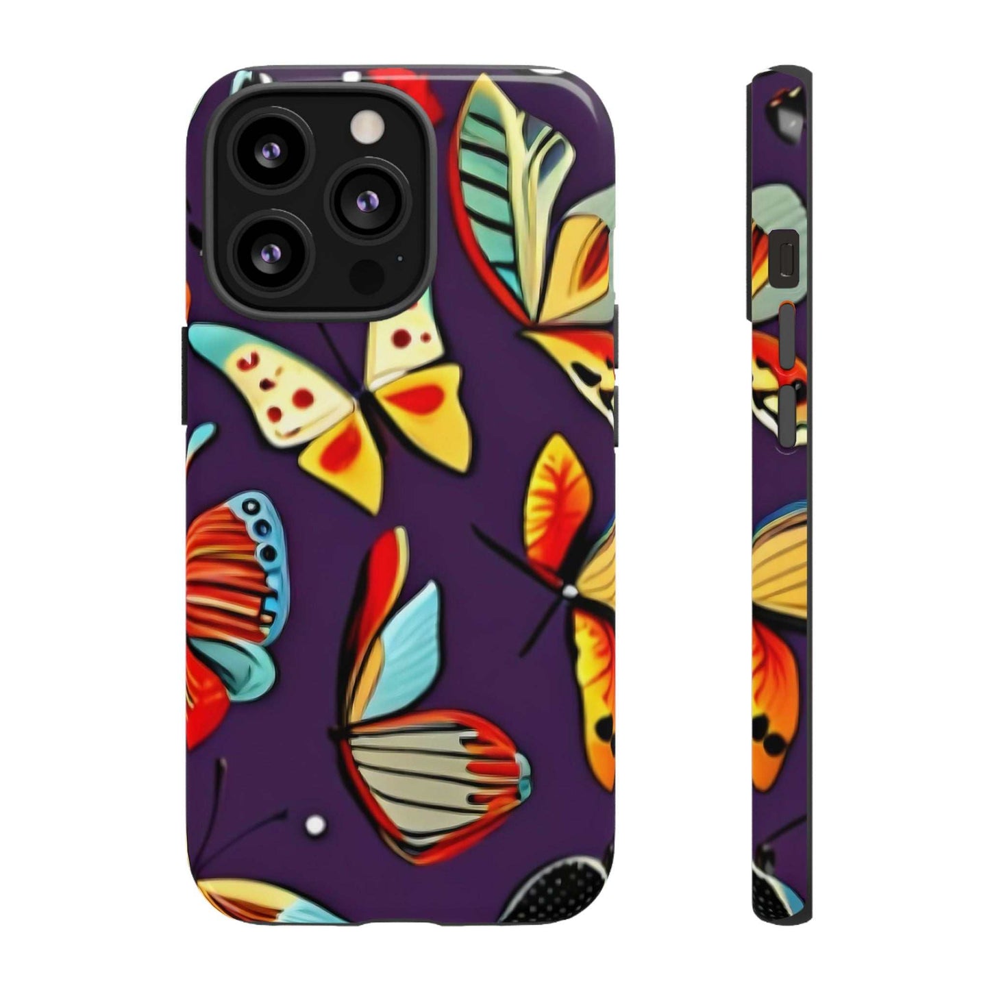 Bright Vibrant Butterfly Phone Case Designed By Littlebitz 