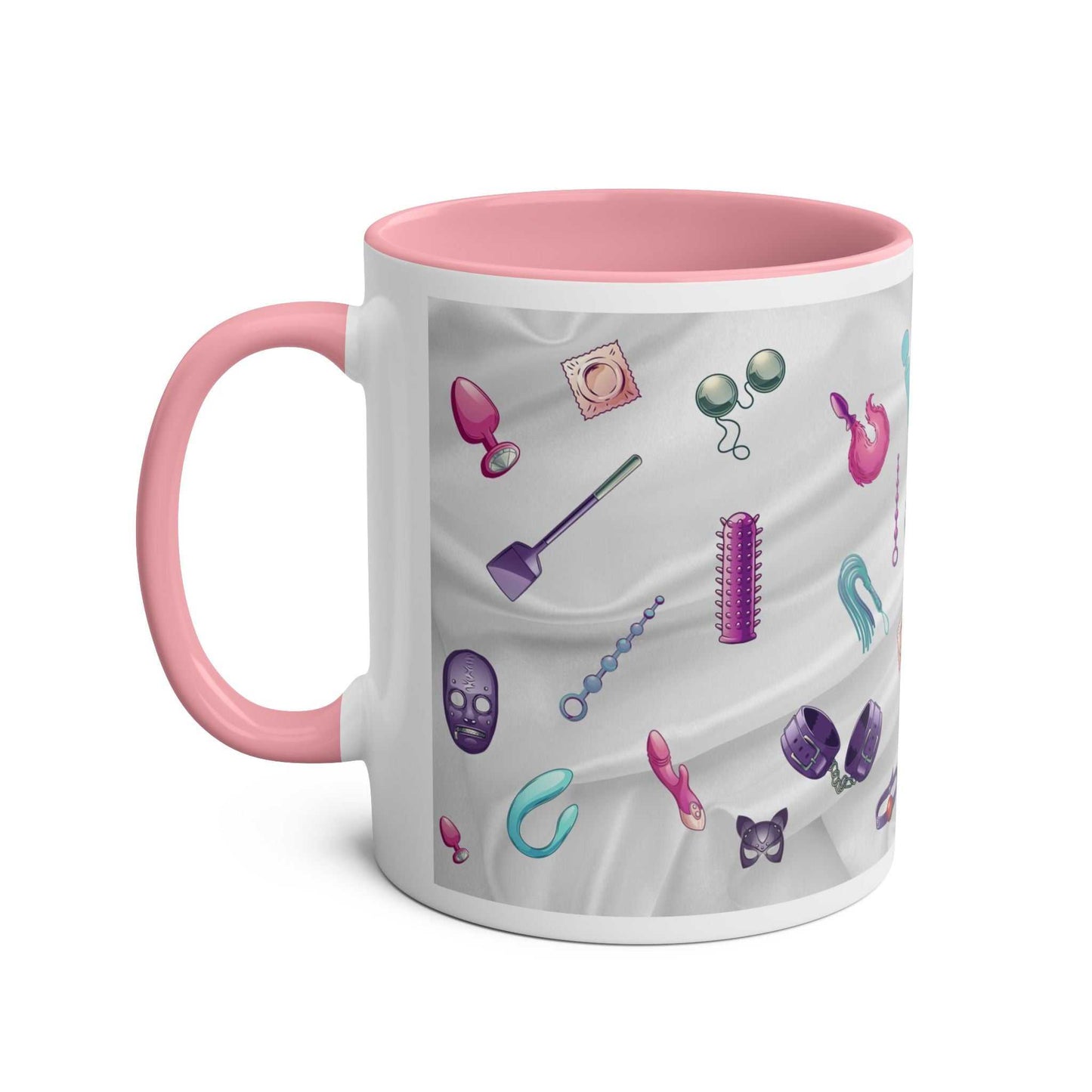 Playful Fun Sex Toy Coffee Mug with cheeky design, perfect for morning fun.