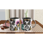 Good Things Are Coming – Motivational Coffee Mug with vibrant design and inspirational quote, featuring glossy finish and two-tone ceramic.