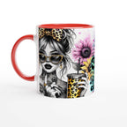 Good Things Are Coming Motivational Coffee Mug, 11oz ceramic with colorful design, inspirational quote, dishwasher and microwave safe.