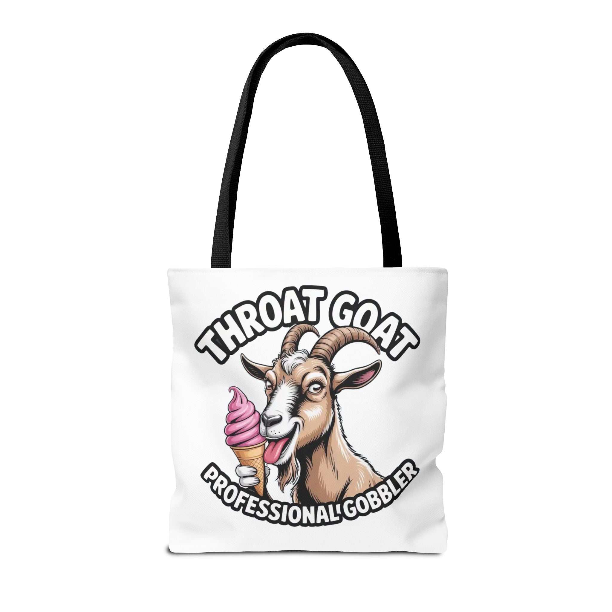 Professional Gobbler Funny Tote Bag with cheeky design and multiple handle color options for errands and casual use