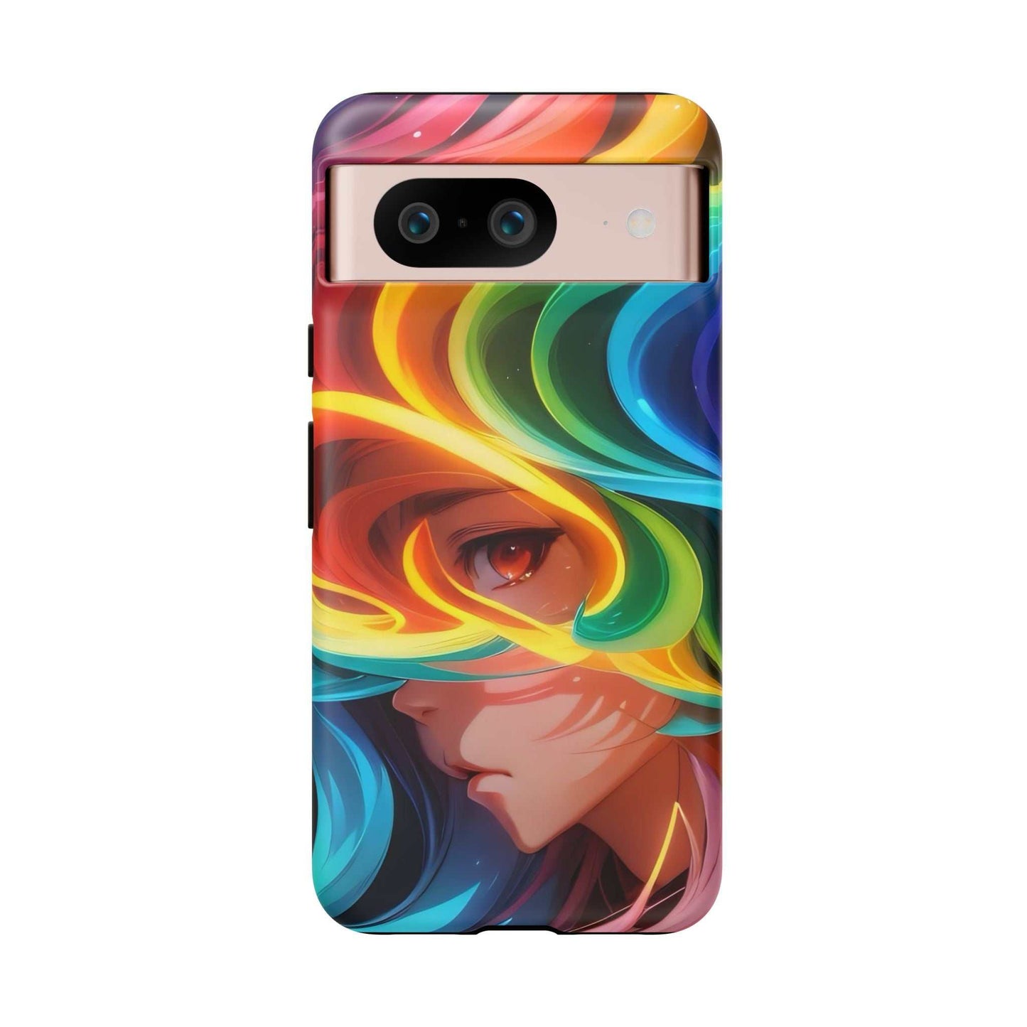 Bright Anime Google Pixel Phone Case designed by Littlebitz 