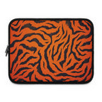 Orange Tiger Print Laptop Sleeve
