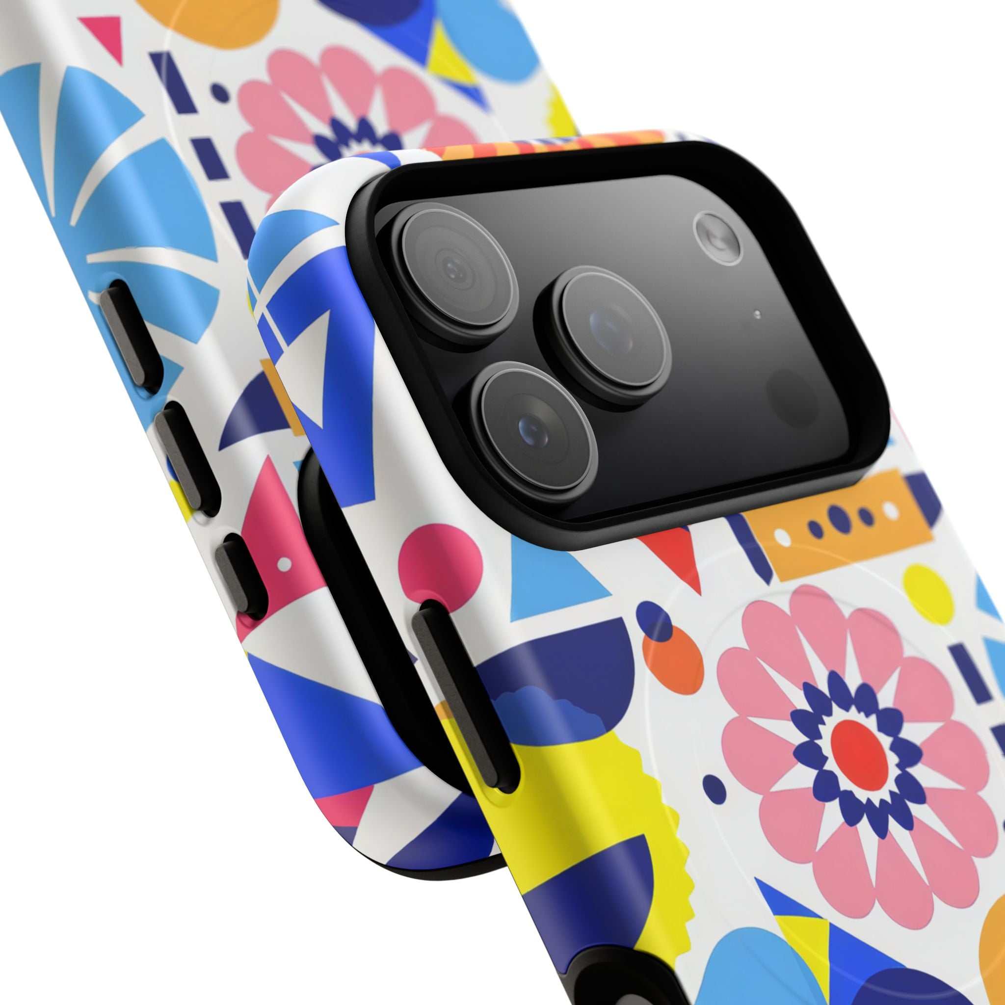 Bright Geo Print iPhone Magsafe Phone Case