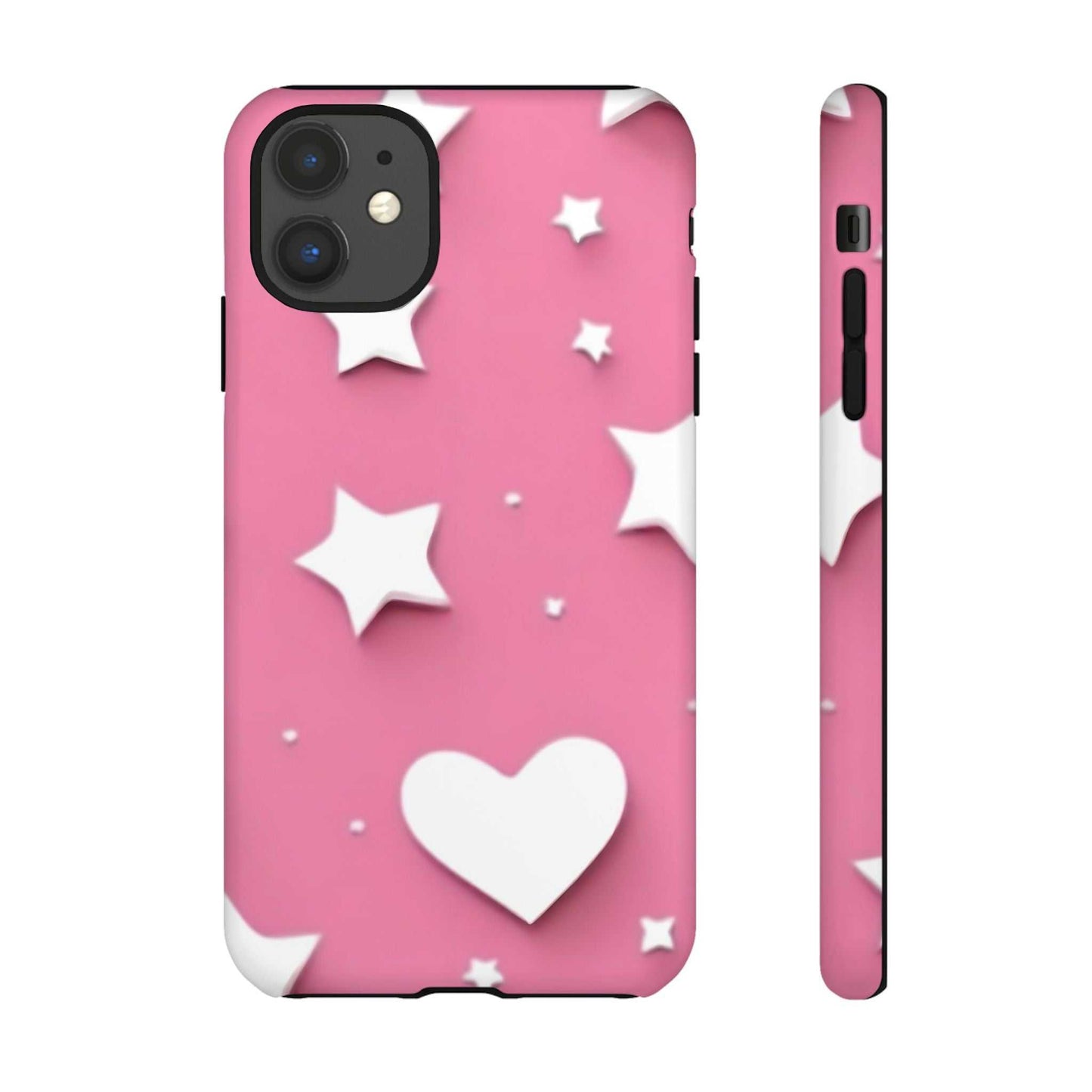 Hearts and Stars Phone Case Designed By Littlebitz 