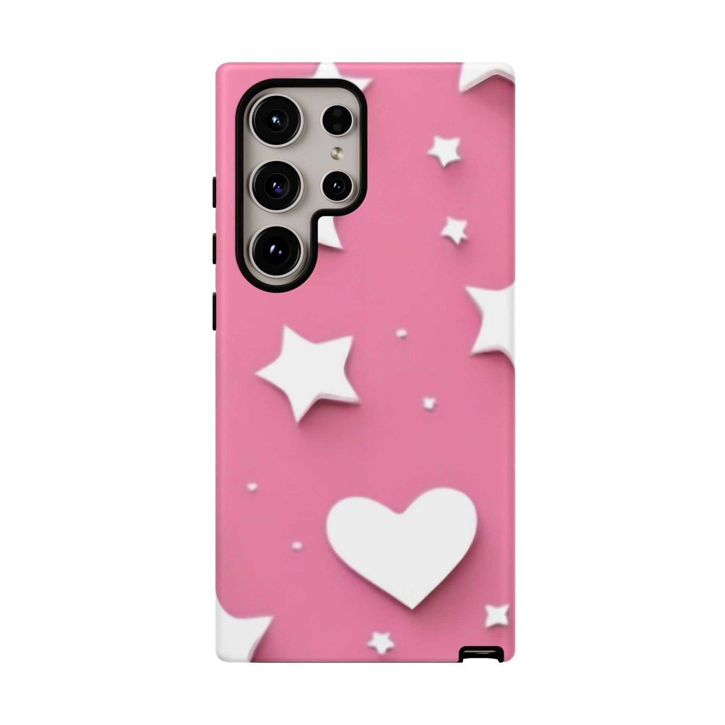 Hearts & Stars Samsung Phone Case Designed By Littlebitz 