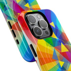 Geometric Pride Design iPhone Magsafe Phone Case