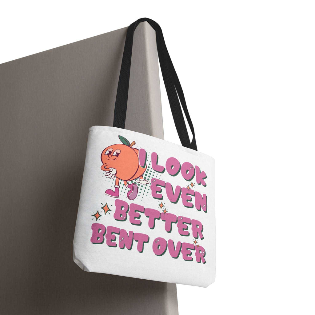Cheeky Even Better Bent Over Tote Bag with multiple sizes and handle colors