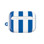 Brighton FC AirPods protective case with blue and white stripes, durable shock-resistant design, fits AirPods and AirPods Pro