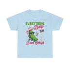 Everything is a Dildo T-Shirt with bold edgy humor, soft cotton fabric, and vibrant print for parties and casual wear