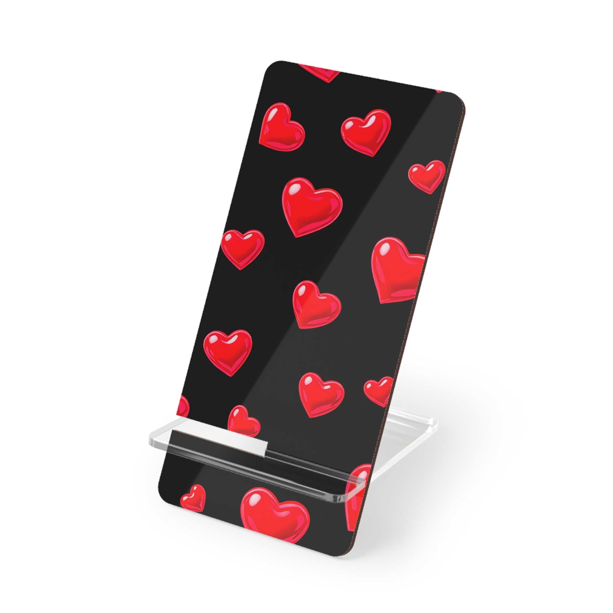 Black Hearts Phone Display Stand