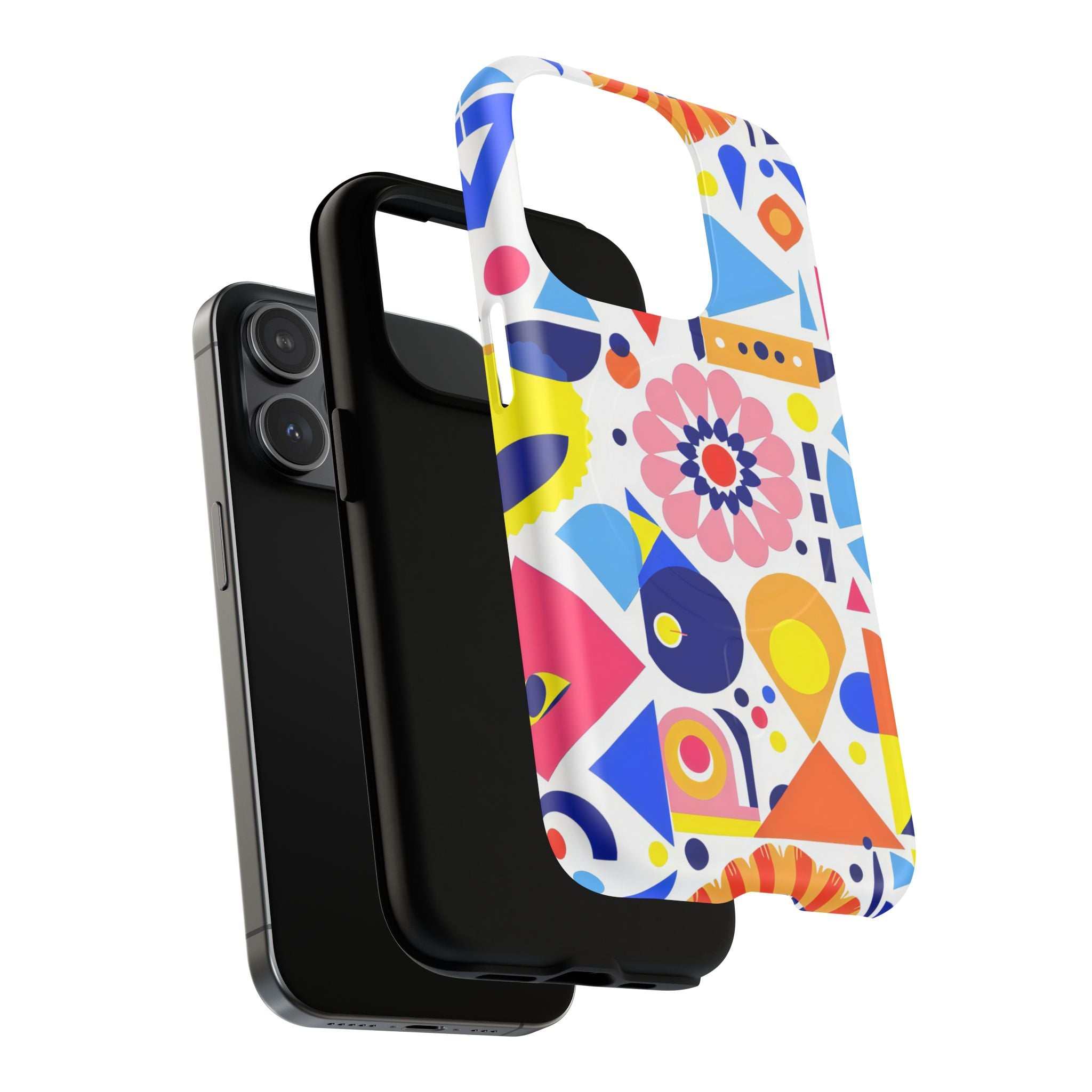 Bright Geo Print iPhone Magsafe Phone Case