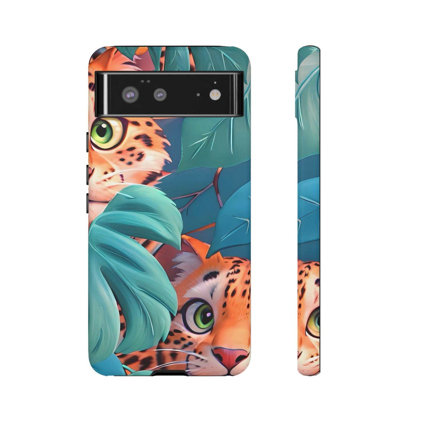 Cute Tiger Google Pixel Phone Case designed by Littlebitz 