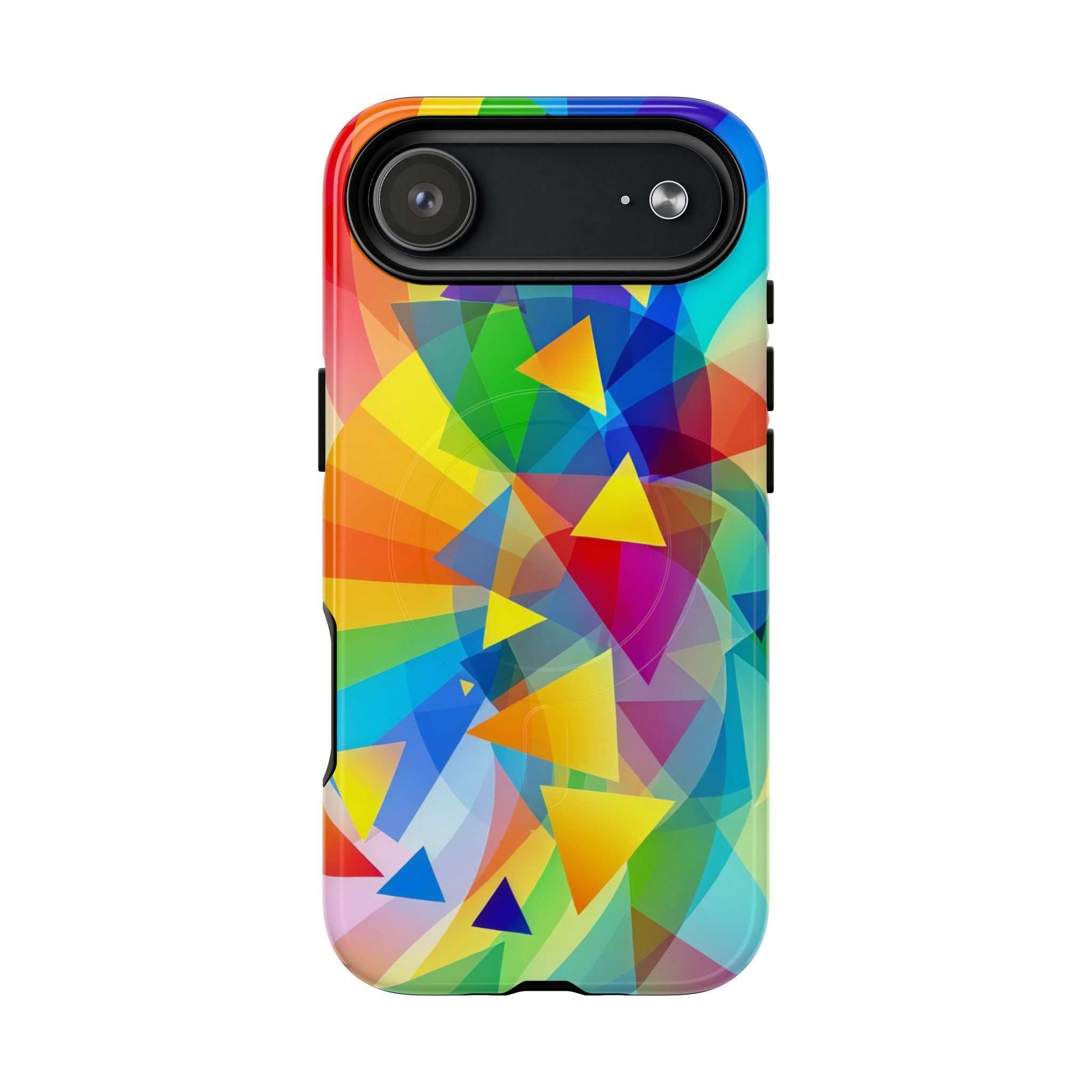 Geometric Pride Design iPhone Magsafe Phone Case