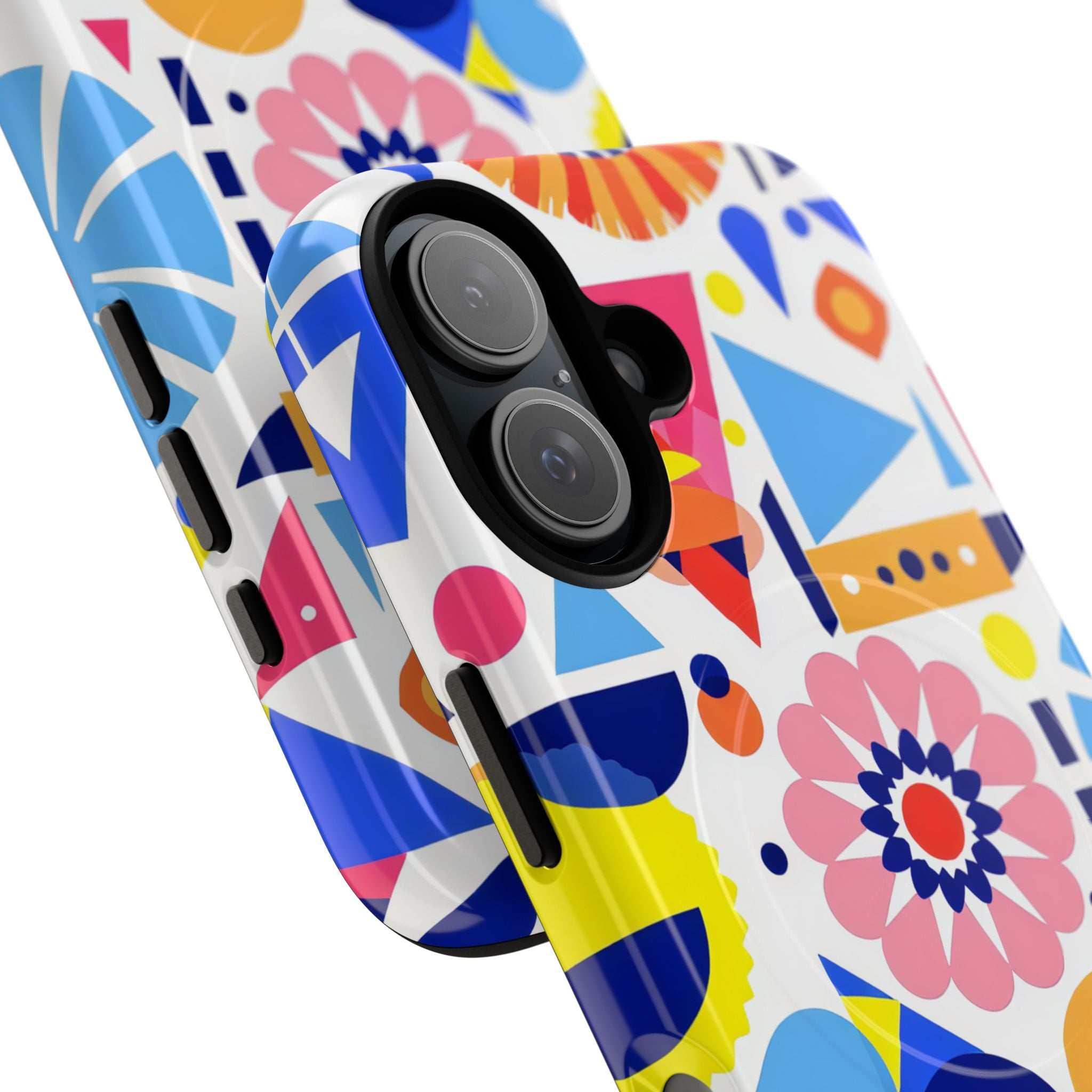 Bright Geo Print iPhone Magsafe Phone Case
