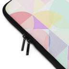 Pastel Geometric Print Laptop Sleeve