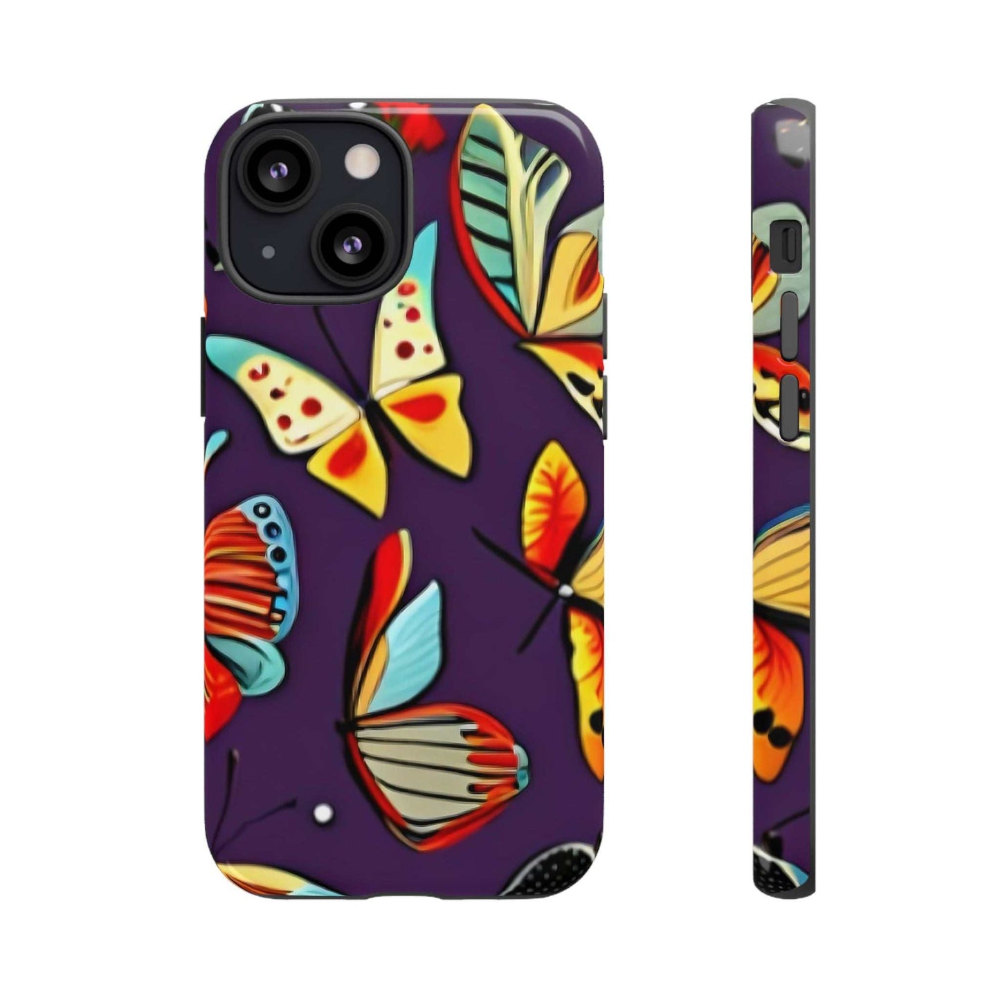 Bright Vibrant Butterfly Phone Case Designed By Littlebitz 