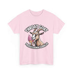 Throat Goat T-Shirt with bold edgy design on soft breathable cotton fabric