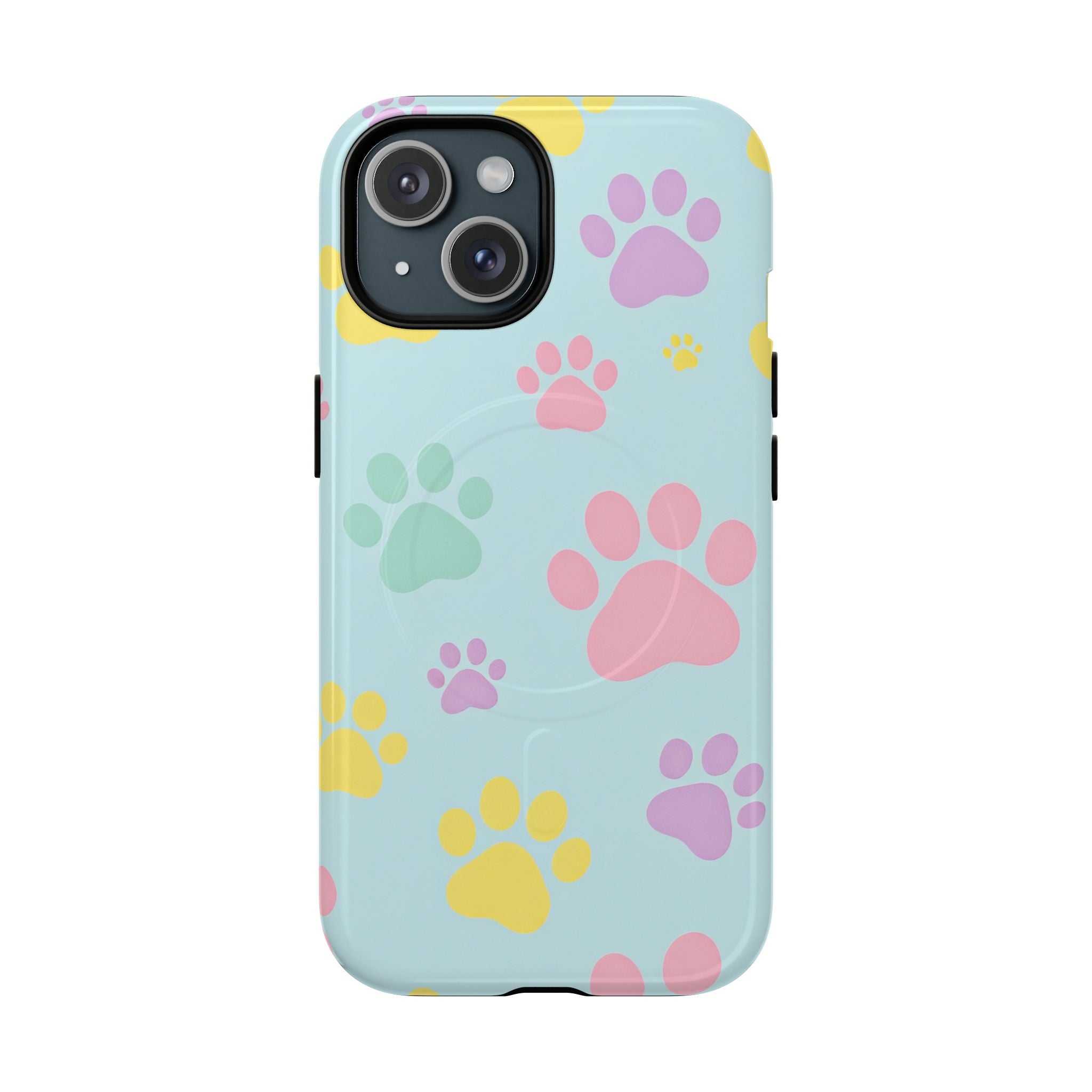 Pastel Doggy Paw iPhone Magsafe Phone Case