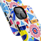 Bright Geo Print iPhone Magsafe Phone Case