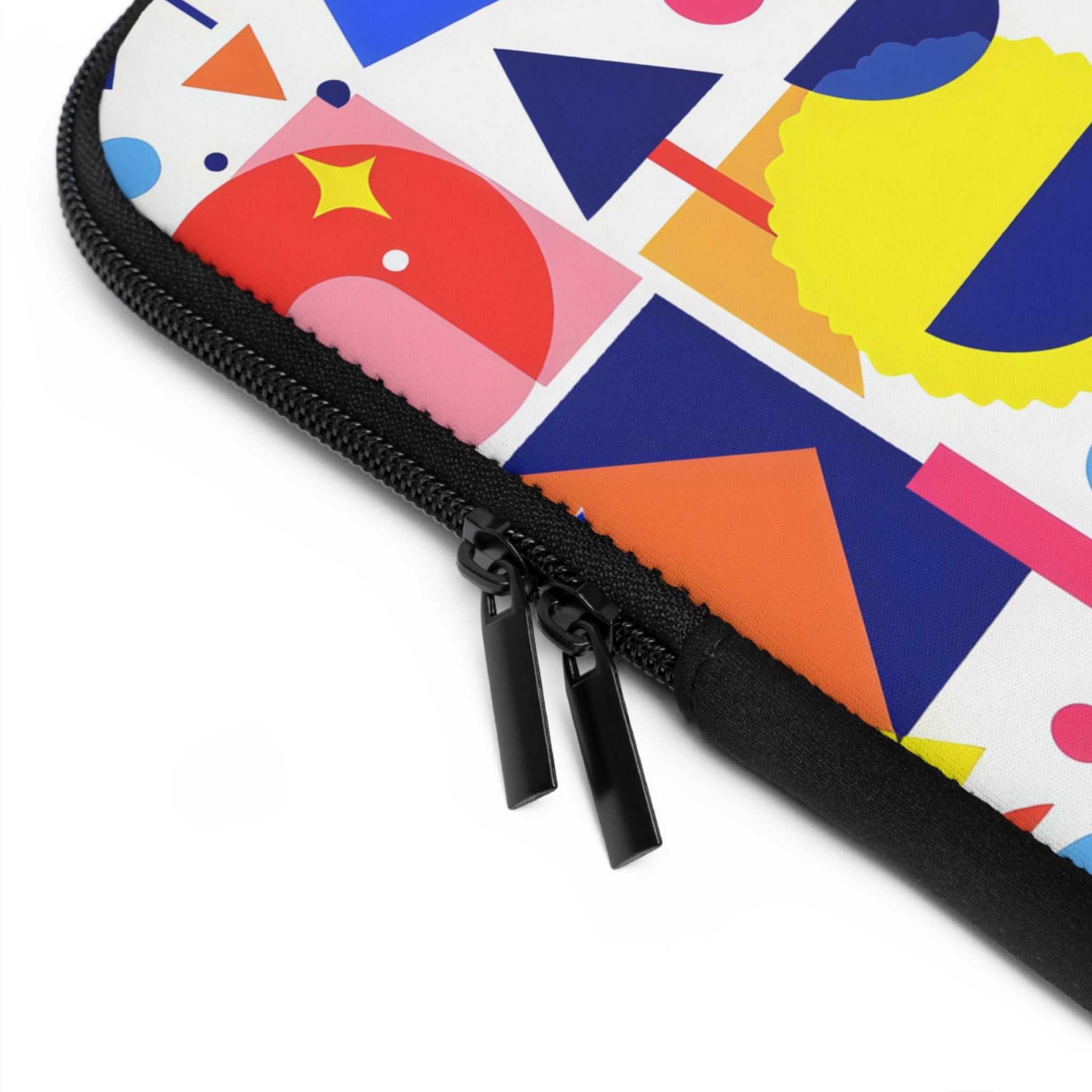 Bright Geometric Print Laptop Sleeve