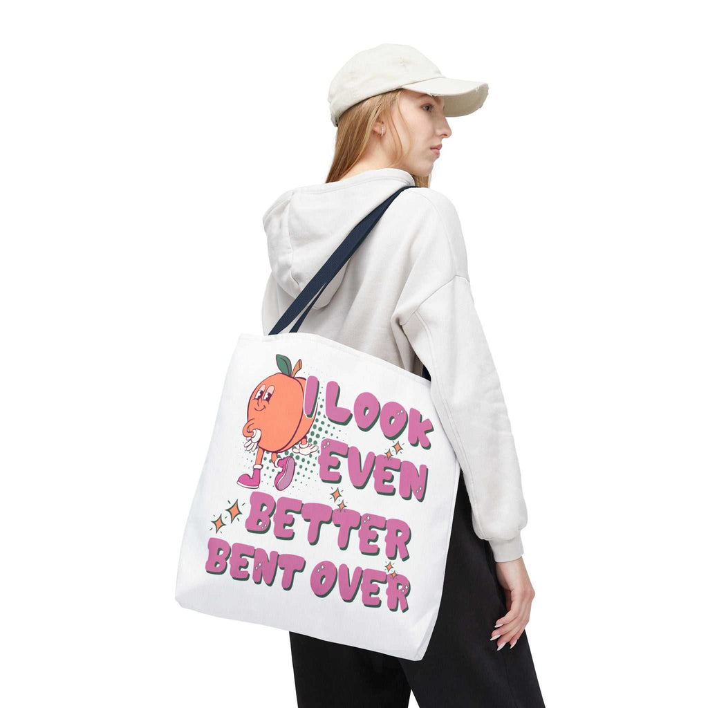Cheeky Even Better Bent Over Tote Bag in durable spun polyester with multiple handles and sizes