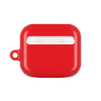 Red AirPods Pro protective case with glossy finish and durable hard shell