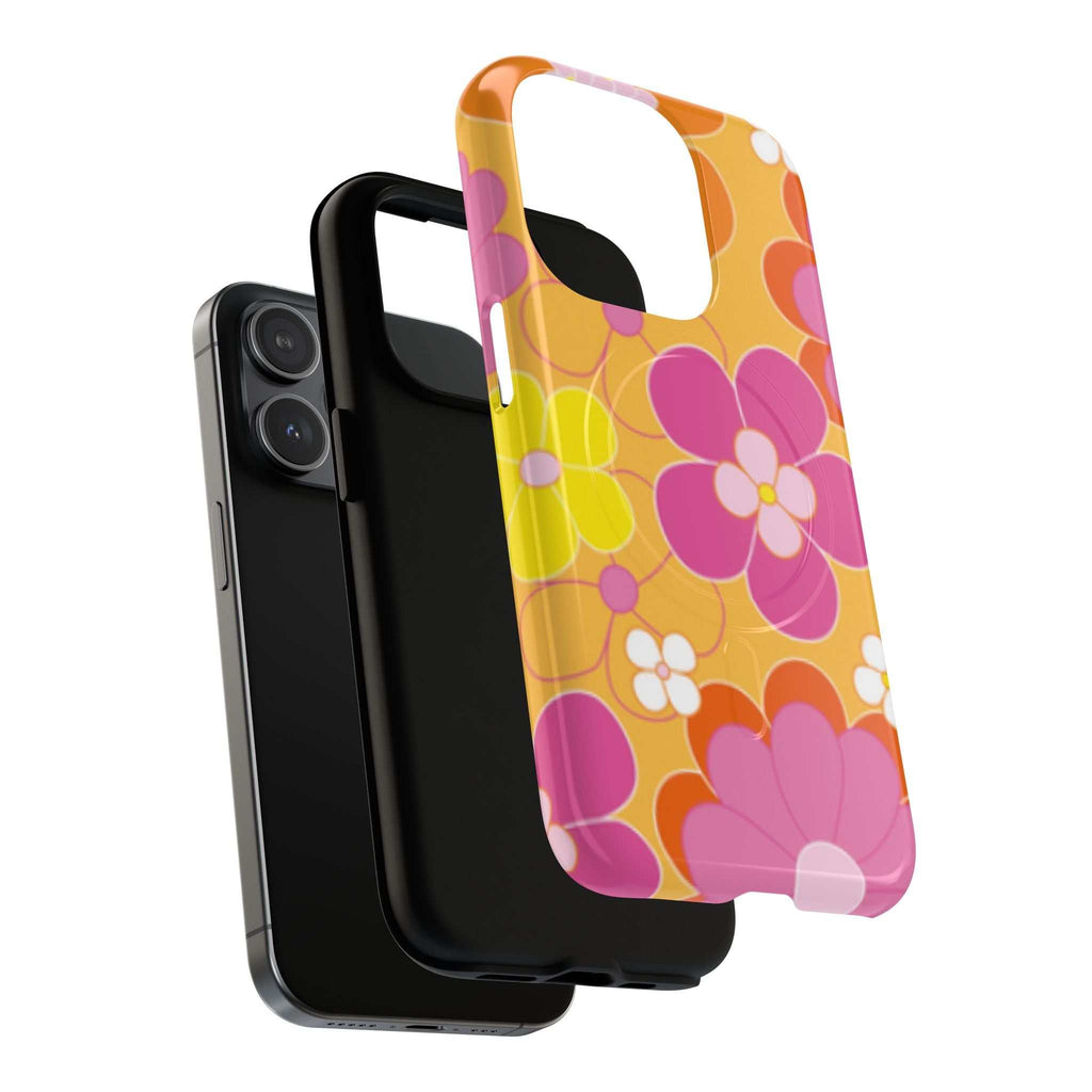 Retro Floral iPhone Magsafe Phone Case