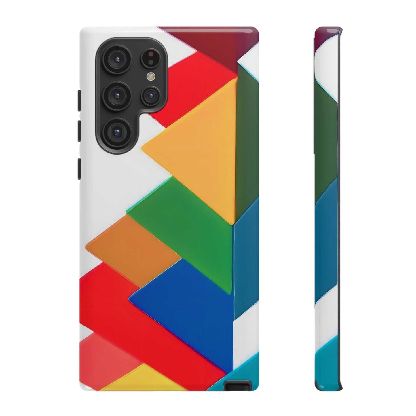 Colourful Print Samsung Phone Case Designed By Littlebitz 