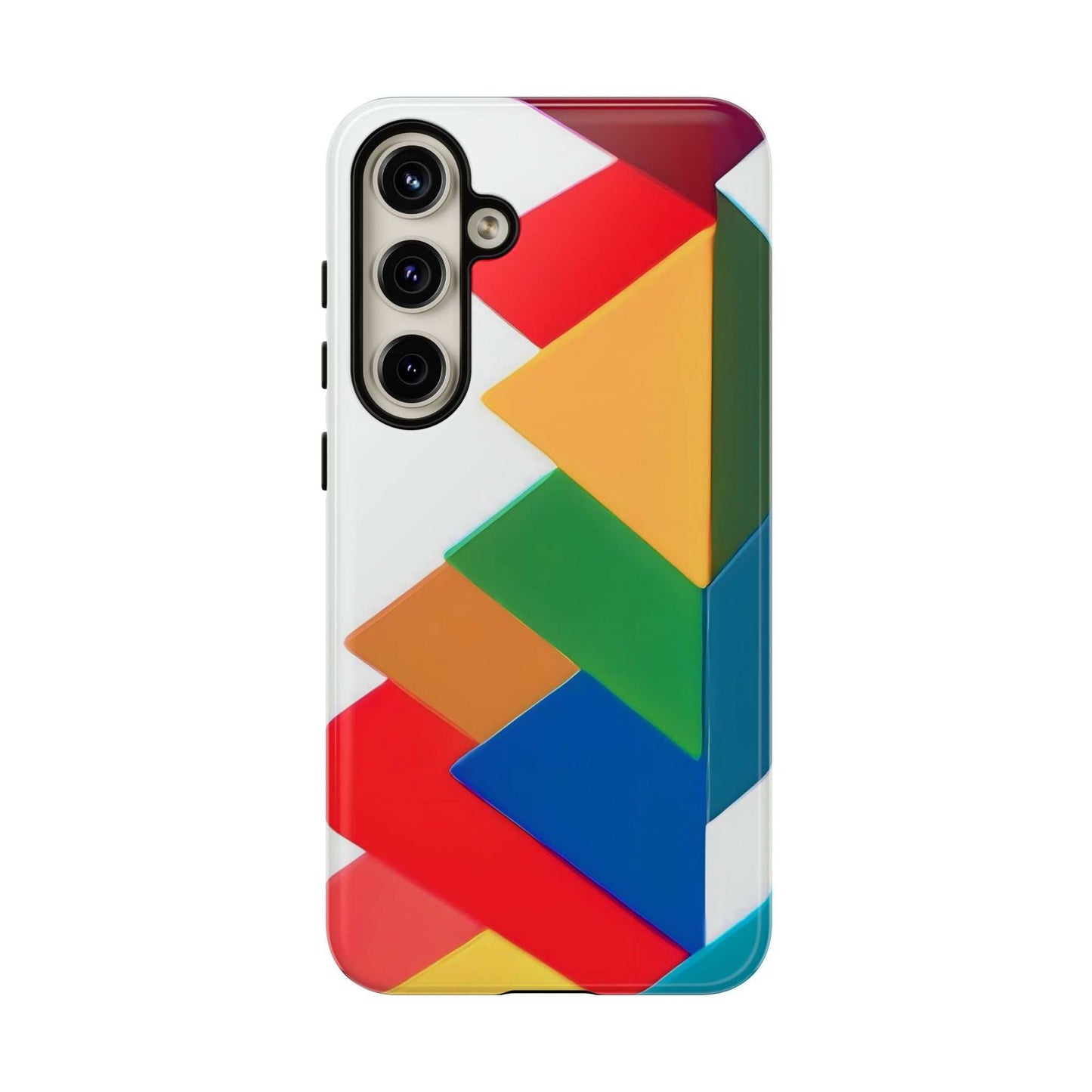 Colourful Print Samsung Phone Case Designed By Littlebitz 