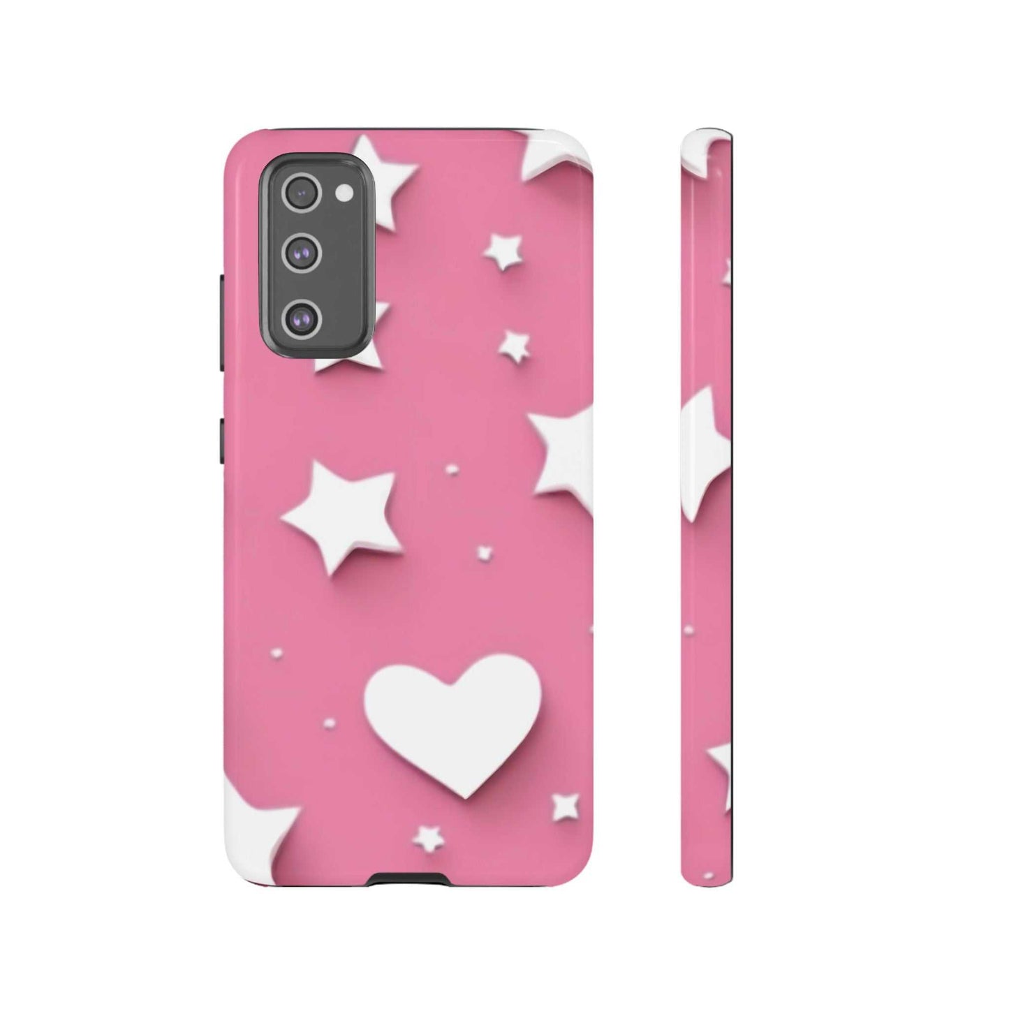 Hearts & Stars Samsung Phone Case Designed By Littlebitz 