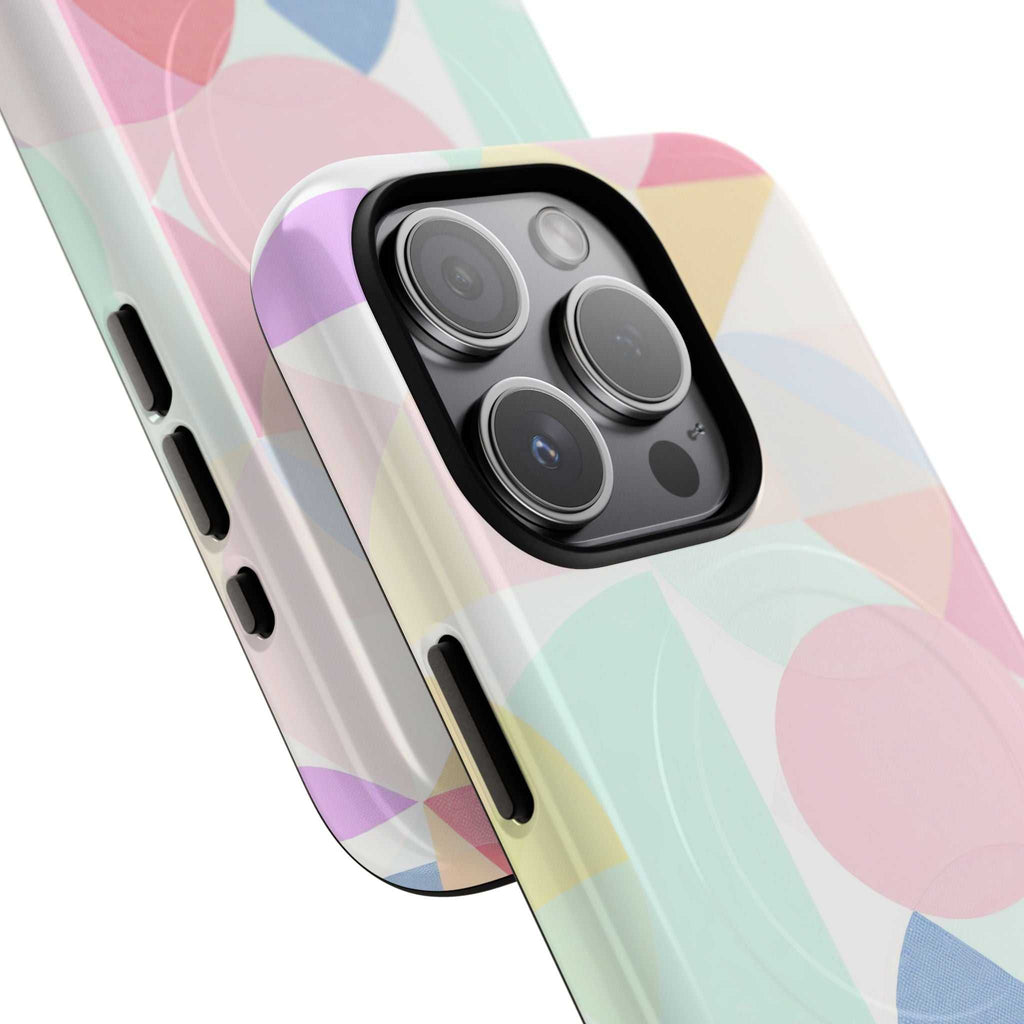 Pastel Geo Print iPhone Magsafe Phone Case