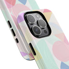 Pastel Geo Print iPhone Magsafe Phone Case