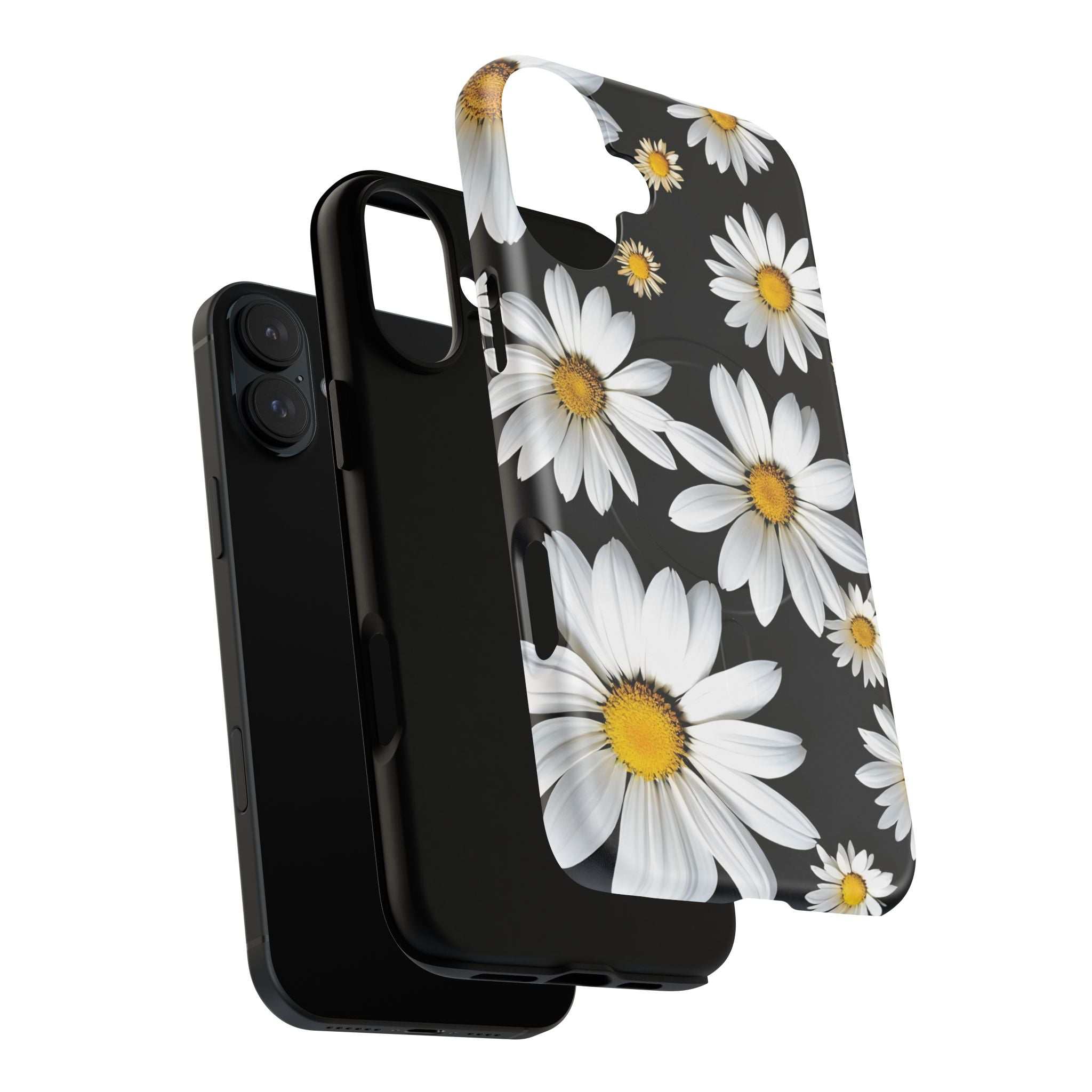 Black Daises iPhone Magsafe Phone Case