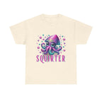 Cheeky Squirter Fun Squid T-Shirt with playful squid design on soft cotton fabric