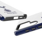 Tottenham FC magnetic Samsung phone case in white and navy with official-inspired crest and dual-layer protection